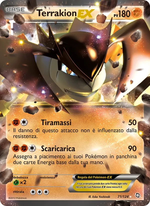 Terrakion-EX Stirpe dei Draghi 71/124