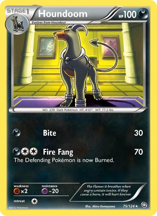 Houndoom Dragons Exalted 75/124