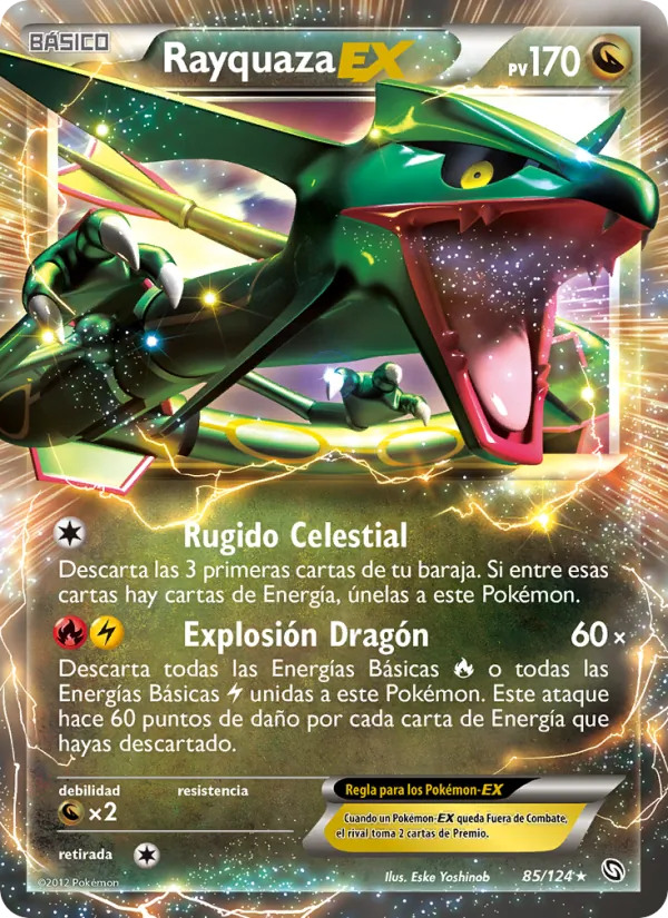 Rayquaza-EX Dragones Majestuosos 85/124