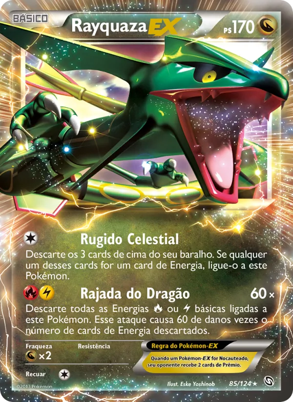 Rayquaza-EX Dragões Enaltecidos 85/124