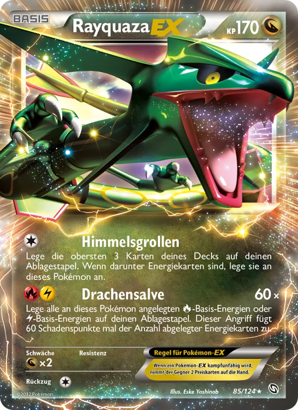 Rayquaza-EX Hoheit der Drachen 85/124