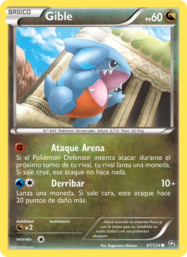 Gible Dragones Majestuosos 87/124