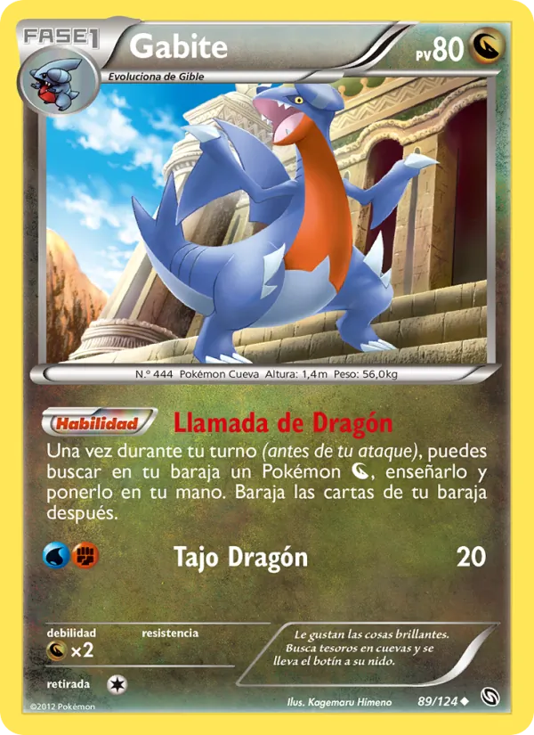 Gabite Dragones Majestuosos 89/124