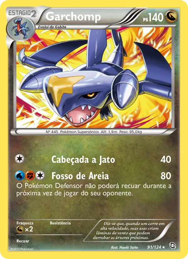 Garchomp Dragões Enaltecidos 91/124