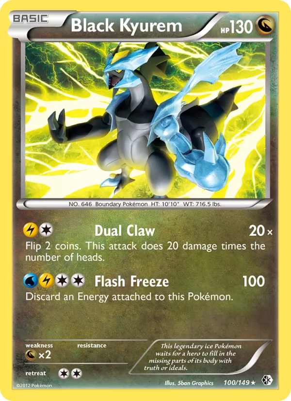 Black Kyurem Boundaries Crossed 100/149
