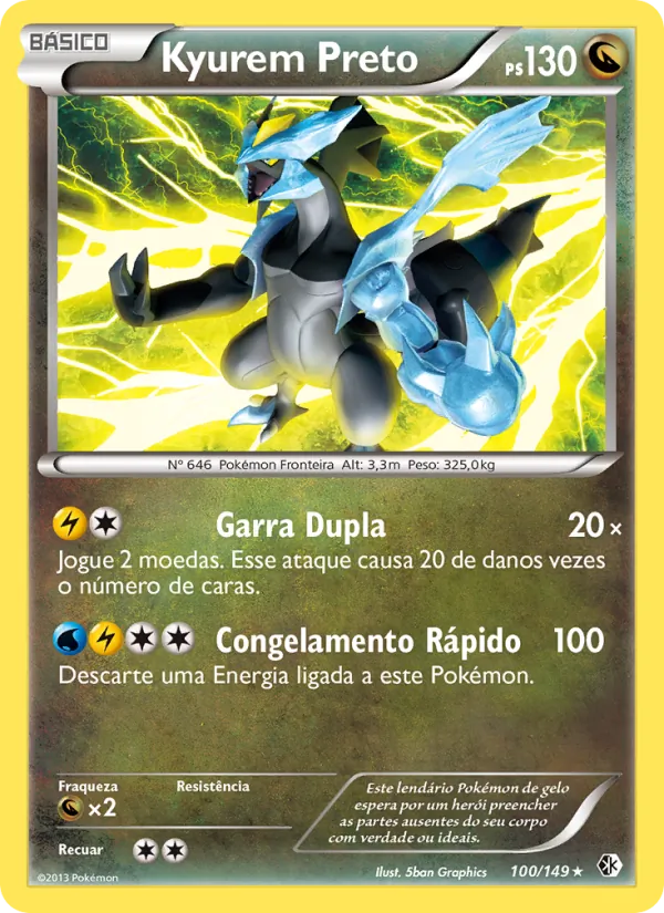 Kyurem Preto Fronteiras Cruzadas 100/149