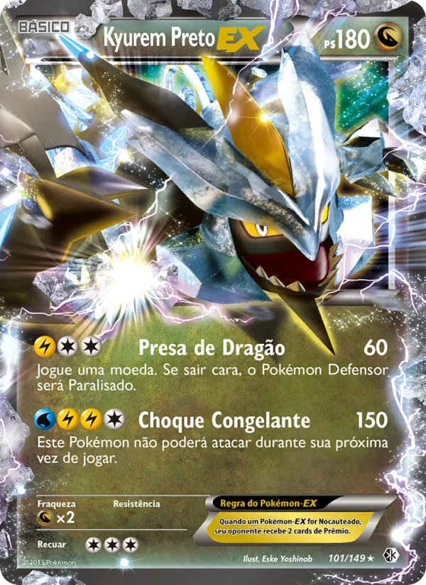 Kyurem Preto-EX Fronteiras Cruzadas 101/149
