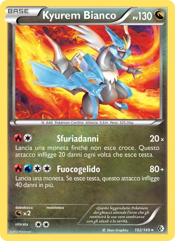 Kyurem Bianco Confini Varcati 102/149