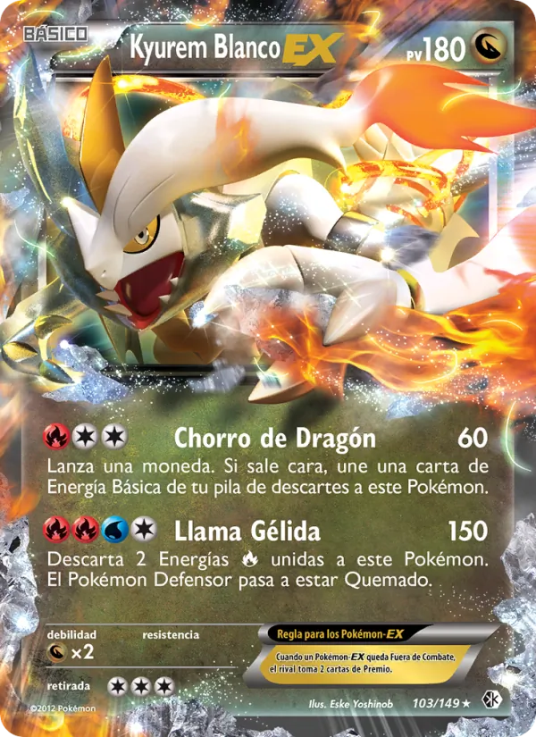 Kyurem Blanco-EX Fronteras Cruzadas 103/149