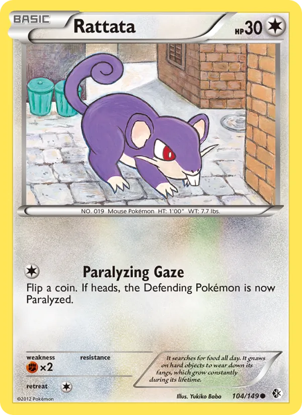 Rattata Boundaries Crossed 104/149