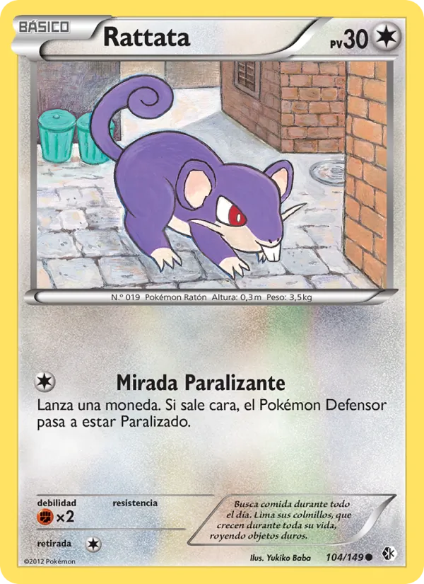 Rattata Fronteras Cruzadas 104/149