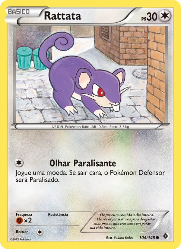 Rattata Fronteiras Cruzadas 104/149