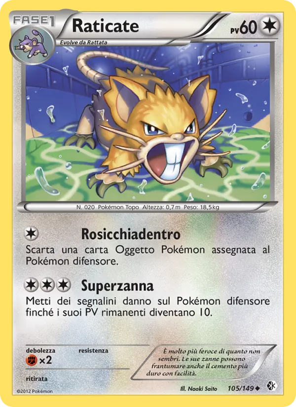 Raticate Confini Varcati 105/149