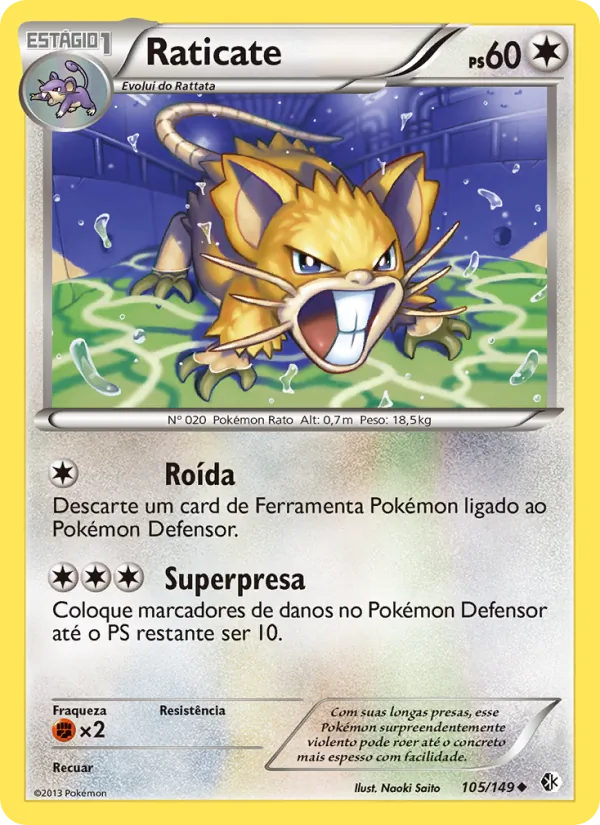 Raticate Fronteiras Cruzadas 105/149