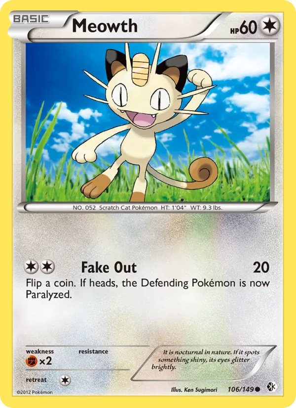 Meowth Boundaries Crossed 106/149