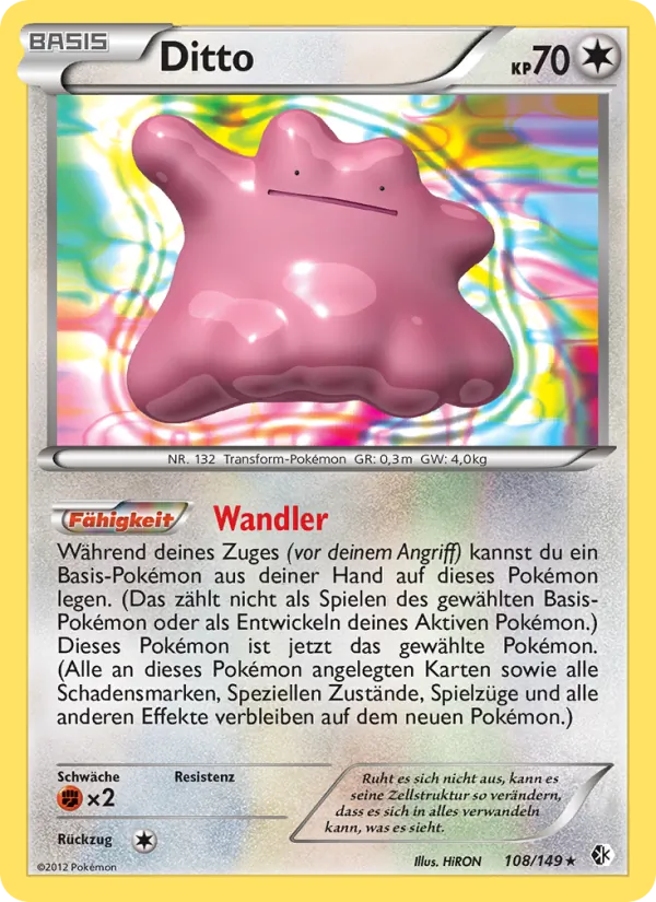 Ditto Überschrittene Schwellen 108/149