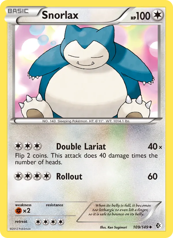 Snorlax Boundaries Crossed 109/149