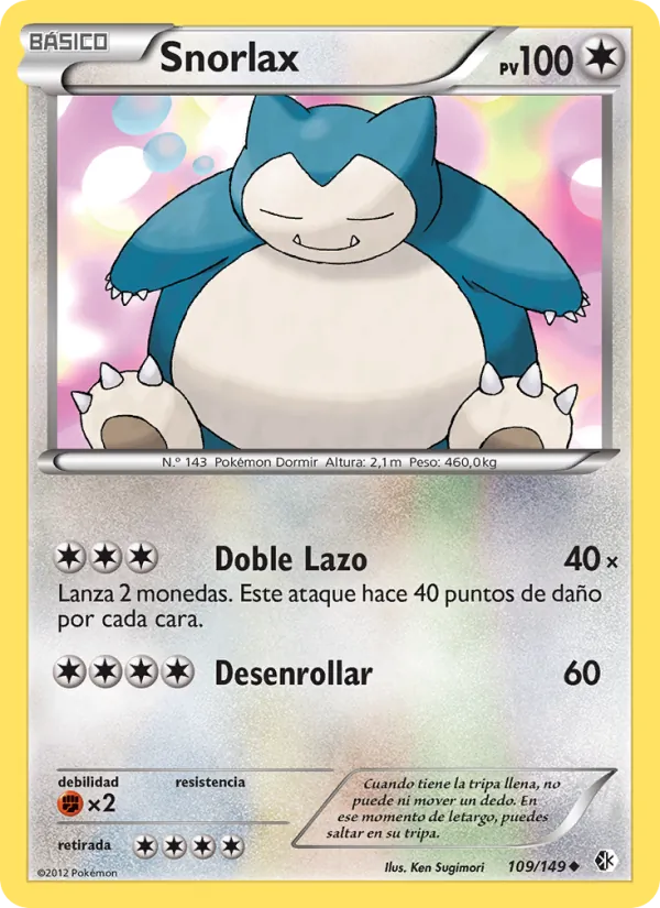 Snorlax Fronteras Cruzadas 109/149
