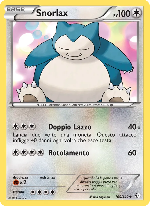 Snorlax Confini Varcati 109/149