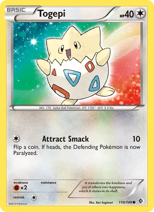 Togepi Boundaries Crossed 110/149