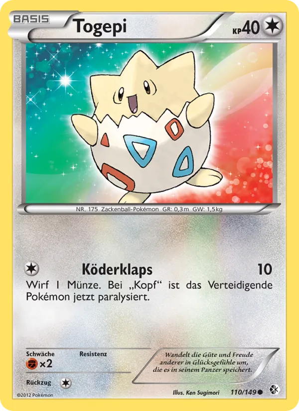 Togepi Überschrittene Schwellen 110/149