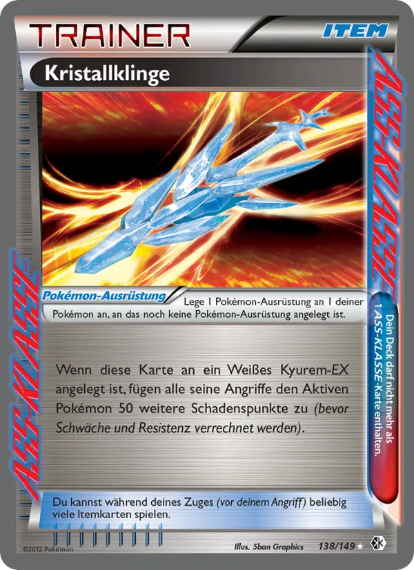Kristallklinge Überschrittene Schwellen 138/149