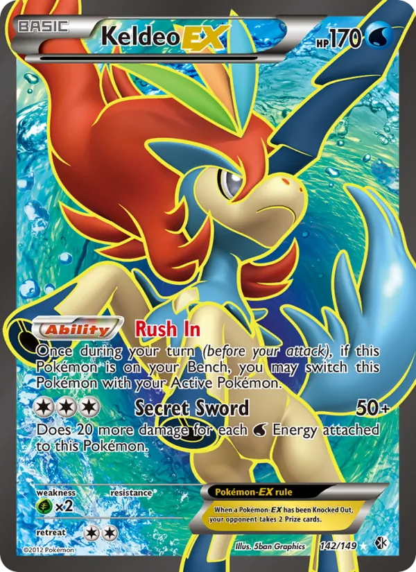 Keldeo-EX Boundaries Crossed 142/149