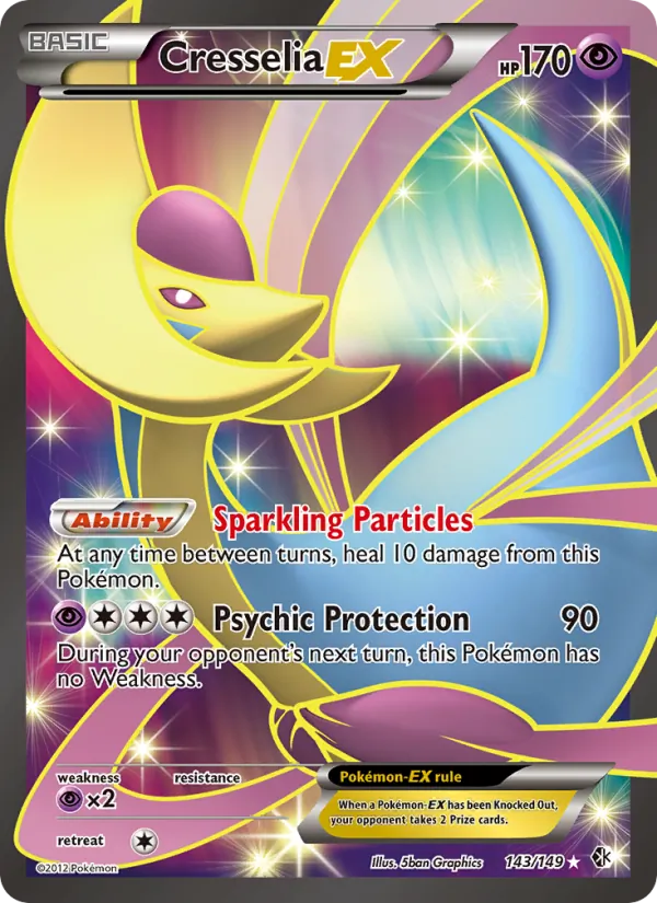 Cresselia-EX Boundaries Crossed 143/149