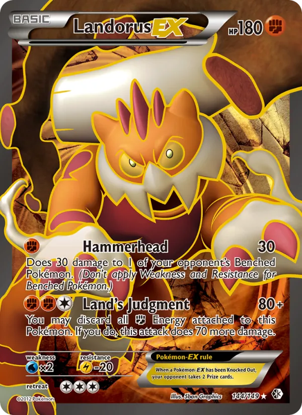 Landorus-EX Boundaries Crossed 144/149