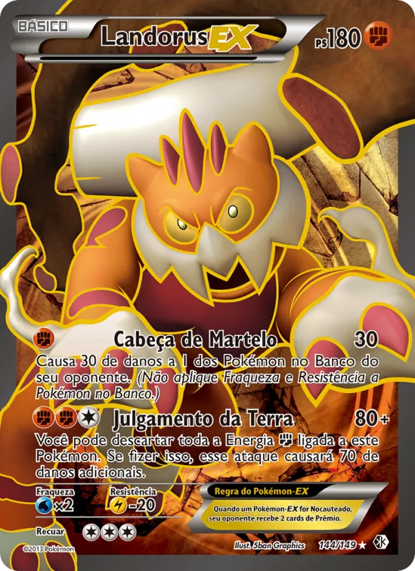 Landorus-EX Fronteiras Cruzadas 144/149