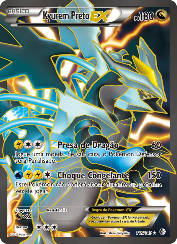 Kyurem Preto-EX Fronteiras Cruzadas 145/149