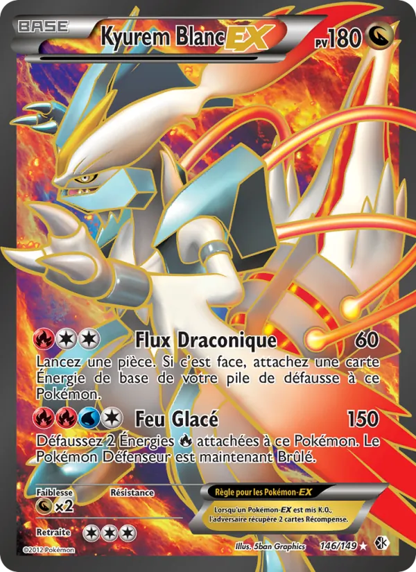 Kyurem Blanc EX Frontières Franchies 146/149