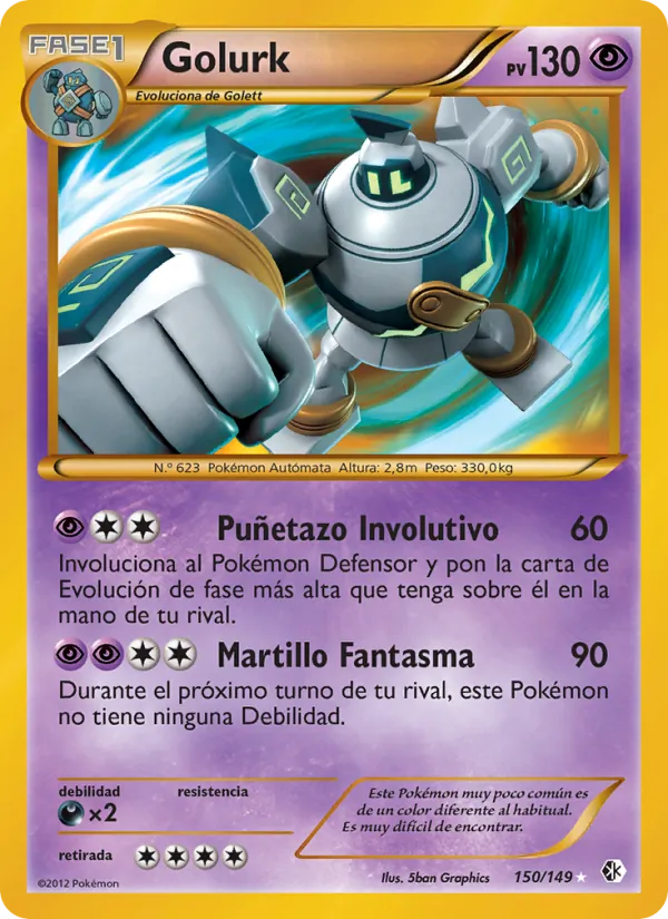 Golurk Fronteras Cruzadas 150/149