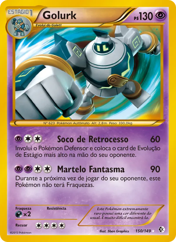 Golurk Fronteiras Cruzadas 150/149