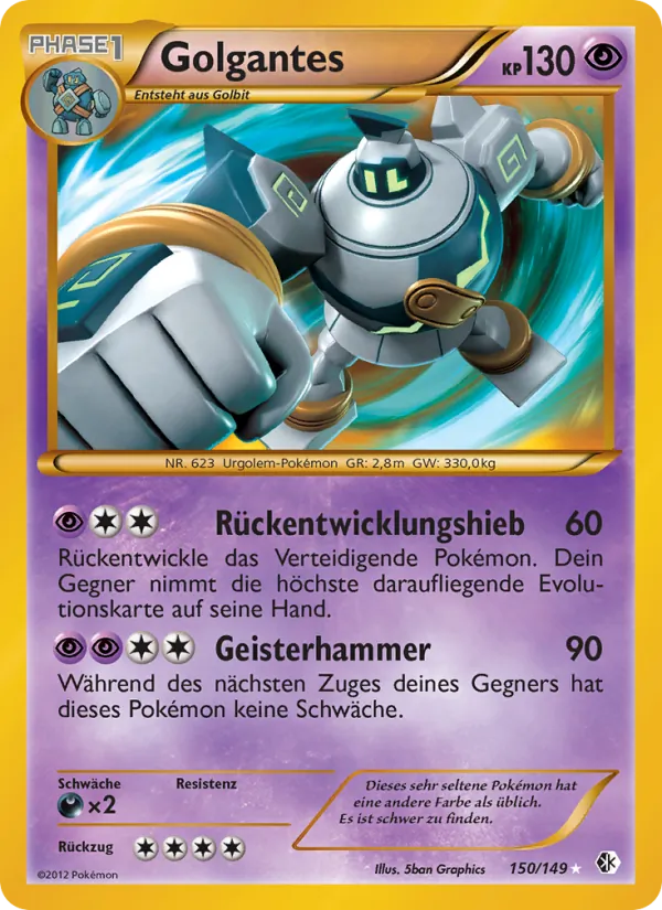 Golgantes Überschrittene Schwellen 150/149