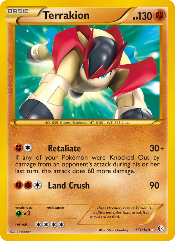 Terrakion Boundaries Crossed 151/149