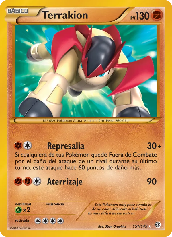 Terrakion Fronteras Cruzadas 151/149
