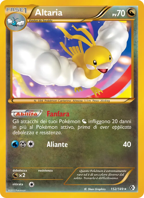 Altaria Confini Varcati 152/149