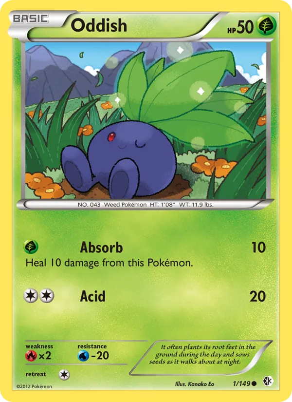 Oddish Boundaries Crossed 1/149