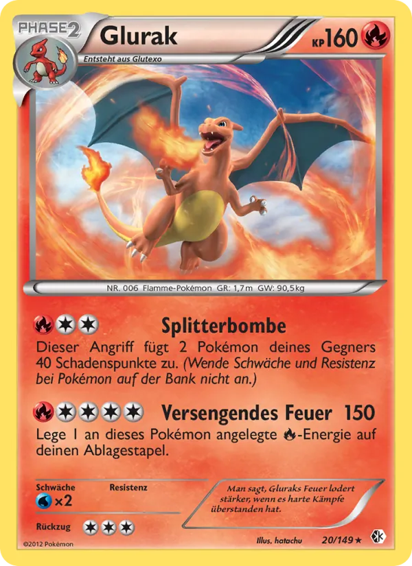Glurak Überschrittene Schwellen 20/149