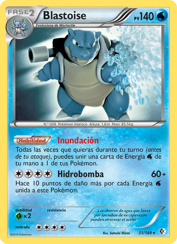 Blastoise Fronteras Cruzadas 31/149