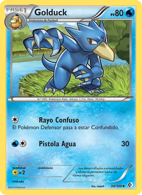 Golduck Fronteras Cruzadas 34/149