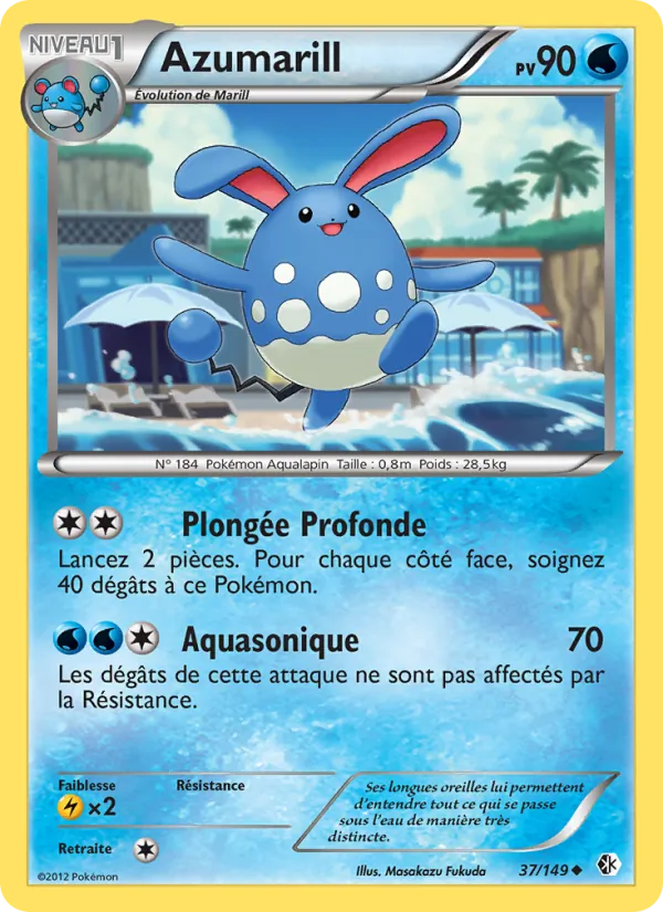 Azumarill Frontières Franchies 37/149