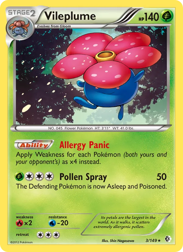 Vileplume Boundaries Crossed 3/149