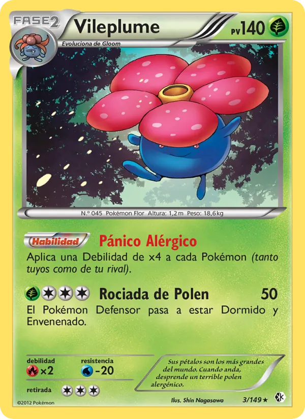 Vileplume Fronteras Cruzadas 3/149
