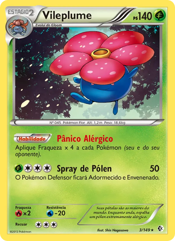 Vileplume Fronteiras Cruzadas 3/149
