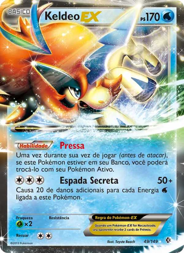 Keldeo-EX Fronteiras Cruzadas 49/149