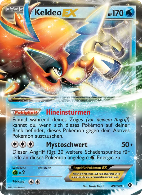 Keldeo-EX Überschrittene Schwellen 49/149