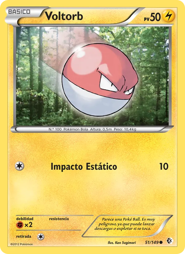 Voltorb Fronteras Cruzadas 51/149