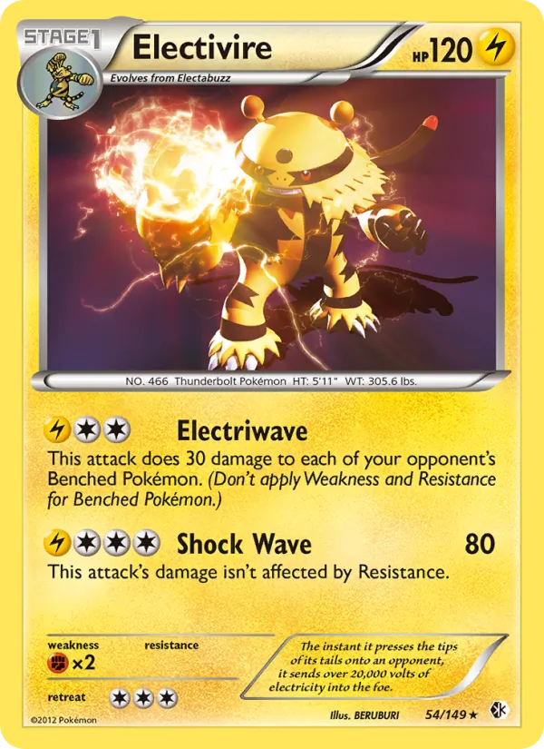 Electivire Boundaries Crossed 54/149